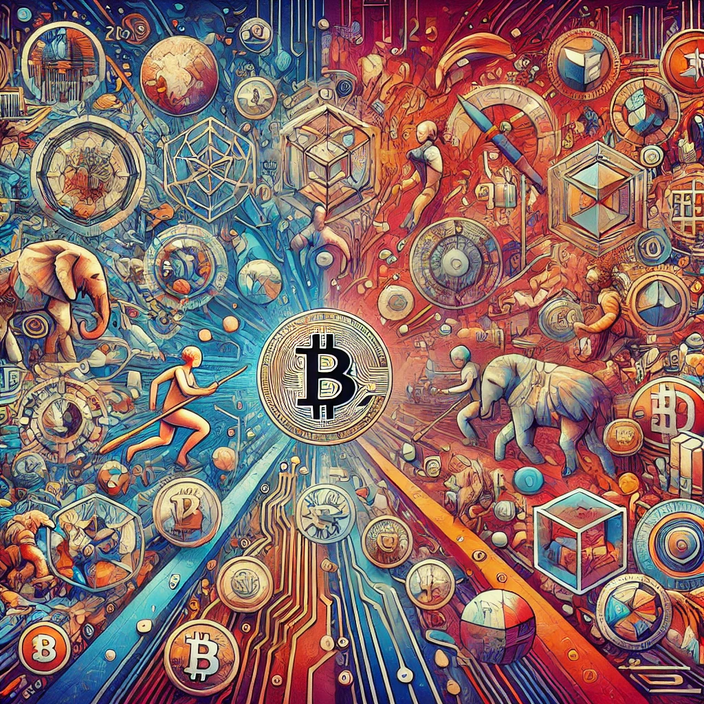 Ciencia de criptomonedas el blockchain y la criptografía se consideran disruptivas (Visual: Arte IA Ilustrativa). Viceversa.News