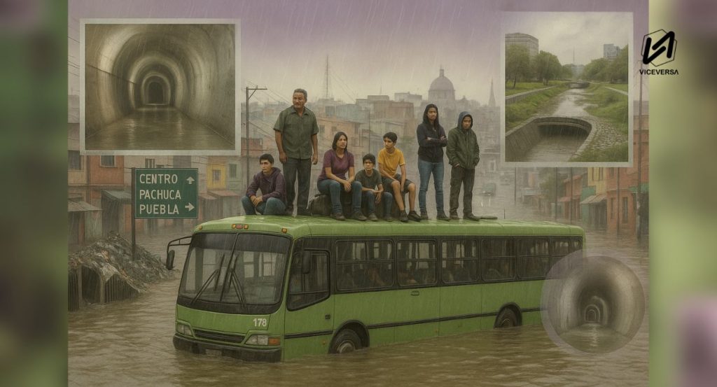 Inundaciones colapsan México por red de drenaje de más de 80 años 2 Inundaciones en México colapsan drenaje de más de 80 años.