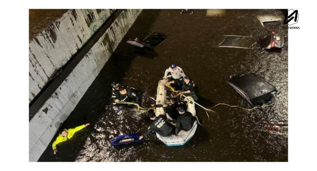 Alerta Roja por lluvias en CDMX… casi todos los días ¿Y la infraestructura? 4 La administración capitalina, encabezada por Clara Brugada, desplegó el operativo "Tlaloque 2025", que moviliza a más de 570 trabajadores, la mayoría policías (Visual: Viceversa.News)