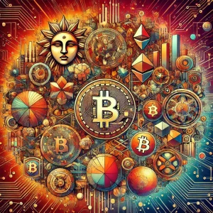 Ciencia de criptomonedas el blockchain y la criptografía detras de la nueva moneda virtual (Visual: Arte IA Ilustrativa). Viceversa.News