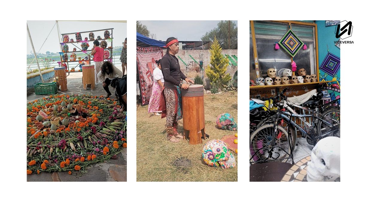 Colectivo Tzompantli expone cráneos y comunidad en la Capital del Mundo Tultepec (Visual: Tzompantli Colectivo - ViceversaNews)