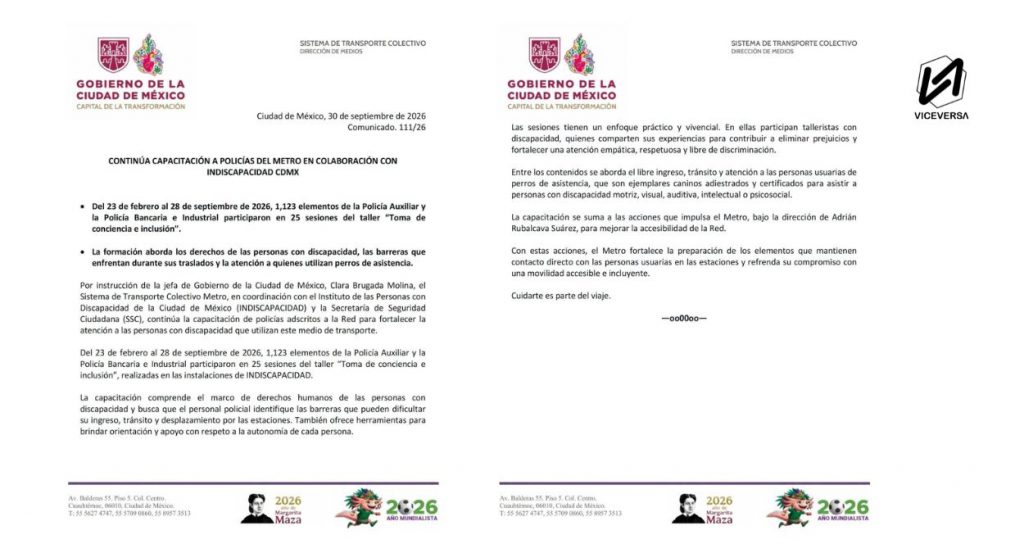 Activistas y Feministas sin atención de CNDH y CDHCM tras quejas 5 Comunicado MetroCDMX