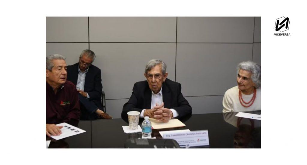 Cuauhtémoc Cárdenas y su legado para la defensa energética de México 2 Cuauhtémoc Cárdenas preside Comisión Consultiva de Pemex (Visual: Archivo - ViceversaNews)