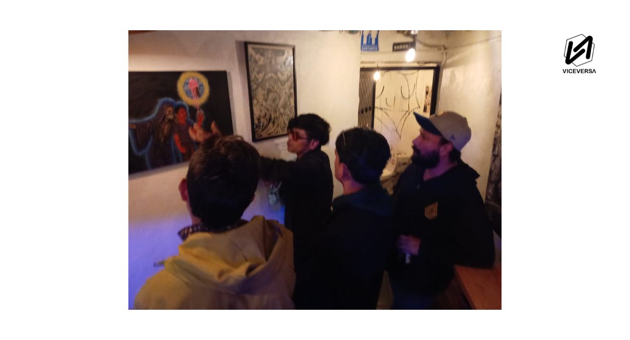 Expo Colectiva Bazar Arte de Calle La Juanita Coffe Shop (Visual: Fernán Otero - ViceversaNews)