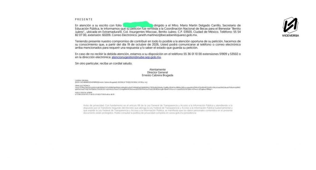 Tultitlán-Coacalco: 120 familias denuncian impagos de Becas Rita Cetina desde 2025 4 Impagos Becas Rita Cetina provoca quejas y denuncias (Visual: Viceversa.News)