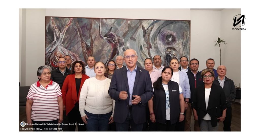Incremento a trabajadores del IMSS - Sindicato pide respetar pacientes rumbo a consulta (Visual: RR.SS. - Viceversa.News)