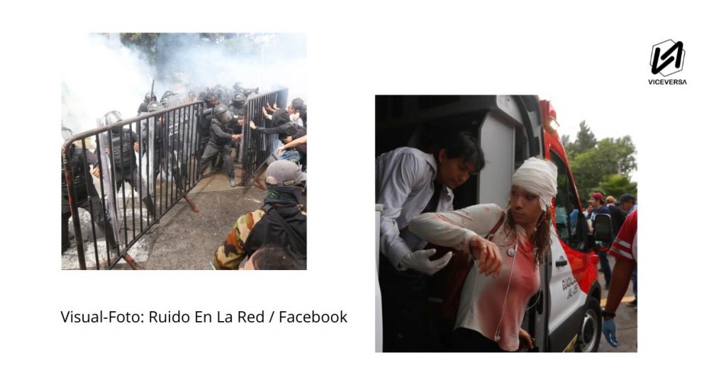 Entropía / Incels, grupos de choque y el fondo / Editorial 10 Entropía: represión en Marcha por Agua Limpia de Jalisco con detenidos y heridos (Visual: Facebook - Viceversa.News)
