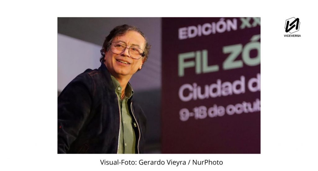 Entropía / Incels, grupos de choque y el fondo / Editorial 11 Entropía: Gustavo Petro en la FIL Zócalo 2026 (Visual-Foto: Gerardo Vieyra / NurPhoto - Viceversa.News)