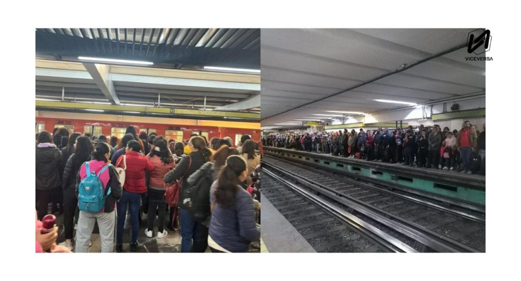 Movilidad de Hidalgo, Ecatepec y Tecámac se complica en Autopista México-Pachuca, Metrobús y Metro 5 El Metro ha aumentado el número de retrasos y cortes de corriente en el mes de octubre (Visual: RR.SS. - ViceversaNews)