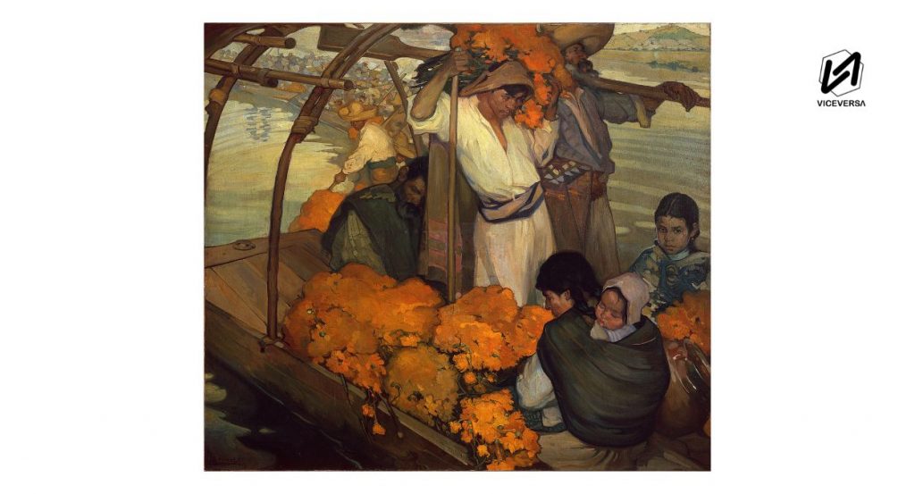Saturnino Herrán y La Ofrenda como retrato del alma de México 7 La Ofrenda (1913), es considerada una de las obras que retrata mejor la cultura mexicana durante las festividades del Día de Muertos (Visual: Fundación Saturnino Herrán - Viceversa.News)