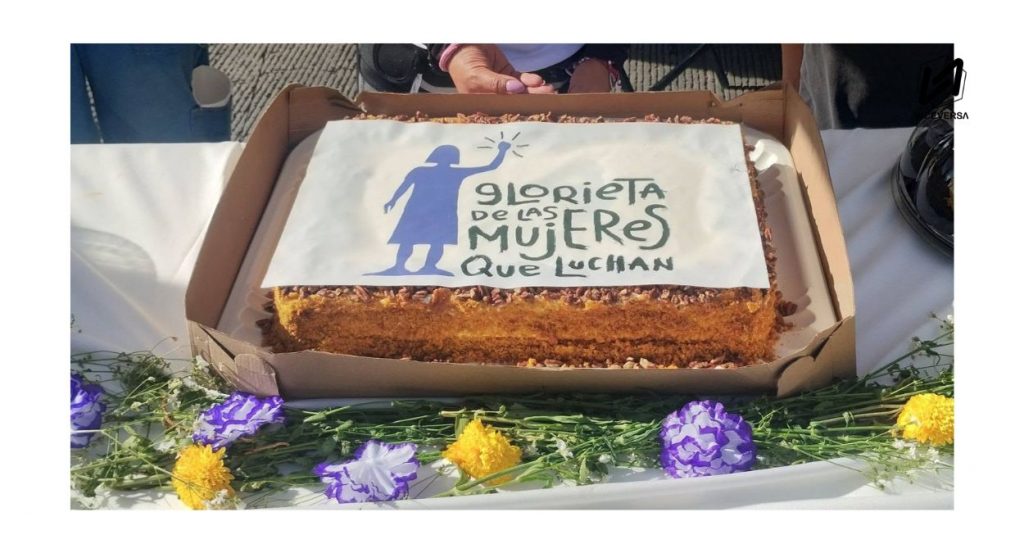 Activistas y Feministas sin atención de CNDH y CDHCM tras quejas 13 Conmemoran 5ta Aniversaria de la Glorieta de las Mujeres que Luchan en la CDMX donde se congregaron activistas y feministas (Visual: RRSS - ViceversaNews)